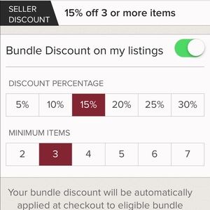 BUNDLE DISCOUNT